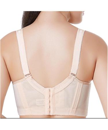 Shop Scocca Plus Size Floral Lace Bralette | V-Neck Wireless Comfortable Support for Large Breasts - 75A Apricot - Buy Online on GoSupps.com
