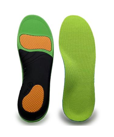 Plantar Fasciitis Insoles for Men and Women Insoles Men Plantar Fasciitis Insoles for Flat Feet High Arch Support Shoe Insoles Men Work Boots Space Technology Nano Shoe Insoles for Health