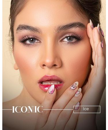 Iconic Colored Contact Lenses ICE - Monthly Light Brown & Bronze Natural Look 1 Pair - International Shipping Available - Buy Online on GoSupps.com