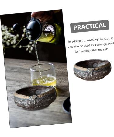 Zerodeko Tea Wash Mug Gift Ceramic Tools Outdoors Gifts Japanese Tools Chinese Tea Cup Bowl Tea Cup Wash Bowl Matcha Whisk Bowl Retro Drinking Glasses Ceramics Chinese Style Salad Bowl - Buy Online on GoSupps.com