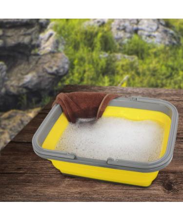 Tiawudi Collapsible Sink - 2.25 Gal Wash Basin for Dishes, Camping, Hiking & Home (Gray) - Buy Online on GoSupps.com