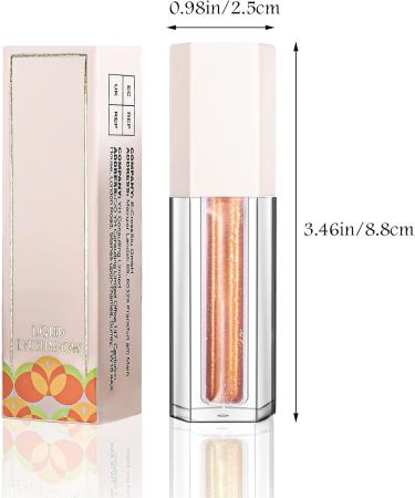 12 Colors Pearlescent Eyeshadow Pallete Brightening Liquid Eye Shadow Metallic Glitter Sequins Eye Makeup 5ml Base Gloss Flash Sale (H One Size) - Buy Online on GoSupps.com