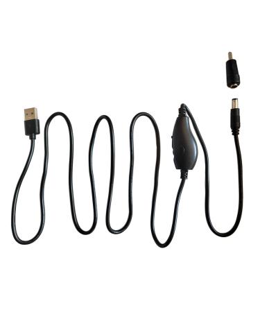 JINGHAOER Electric Nail Drill Power- Cord  USB Charger Power Line  Change the Interface to the Nail File Kit Cord 5.5/3.5 Adjustable Speed and Direction