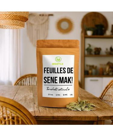  Manelya Manelya Senna Maki leaves calming soothing against constipation laxative natural product sold in a 100g resealable bag. - Buy Online on GoSupps.com