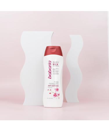 Babaria Anti Stretch Marks Body Milk - Moisturizing Hydration with Sweet Almond Oil & Vitamin E - Reduces Wrinkles - 16.6 oz - Suitable for All Skin Types - International Shipping Available - Buy Online on GoSupps.com