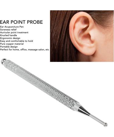 Buy Ergonomic Ear Acupuncture Probe | Professional Copper Ear Massage Device for Reflex Zone Therapy - Buy Online on GoSupps.com