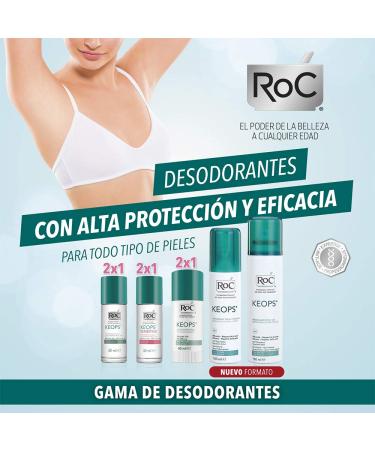 Roc Keops Dry Deodorant Spray 150ml - Long-lasting Protection Against Odor - Buy Online on GoSupps.com