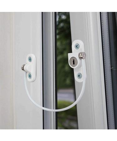 Sandiiyago 2er-Pack Window Lock - Baby & Pet Safety Window Limiter | Prevent Falls | International Shipping Available - Buy Online on GoSupps.com