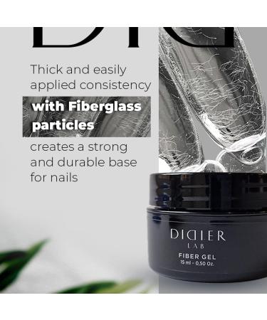 Didier Lab - Premium Fiber Glass Solid Builder Gel for Nails - Hard Gel Builder for Extension - Nail Strengthener - LED UV Builder Gel for Nails - Split Nail Repair - Nail Hardener Gel - 15 ml 15 ml (Pack of 1) Fiber Glass Gel - Buy Online on GoSupps.com