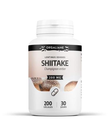 Shiitake 200mg - 200 capsules