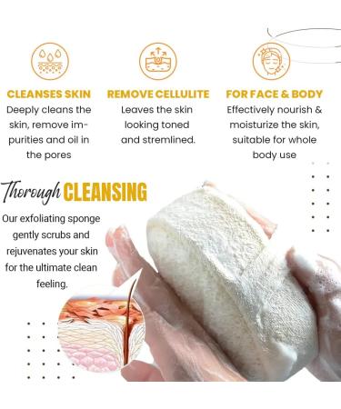 StemSpa Nanocell Exfoliating Sponge - Dead Skin Remover & Gentle Body Scrub (2-Pack) - Buy Online on GoSupps.com