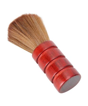 Salon Wooden Neck Face Hair Remover Brush Portable Salon Hair Sweep Brush Hair Dust Cleaning Sweeping Brush