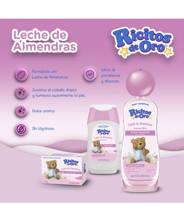 Ricitos de Oro Almond Milk Body Cream | Grisi | Hypoallergenic Moisturizer for Daily Use | 250ml - Sweet Softness & Hydration - Buy Online on GoSupps.com