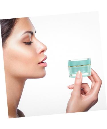 Healeved Cosmetic Bottle Refillable Cream Jar Wide Mouth Cream Jar Cream Jars with Lids Empty Cream Containers Wide Mouth Cream Container Small Cream Jar Acrylic Cream Bottle Travel Round - Buy Online on GoSupps.com