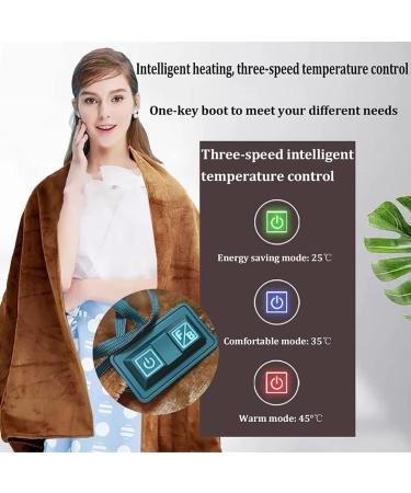 Jqual USB Heating Blanket & Scarf | 3 Heating Settings | Coral Fleece | Perfect for Home Office & Car - Ideal Gift - Buy Online on GoSupps.com