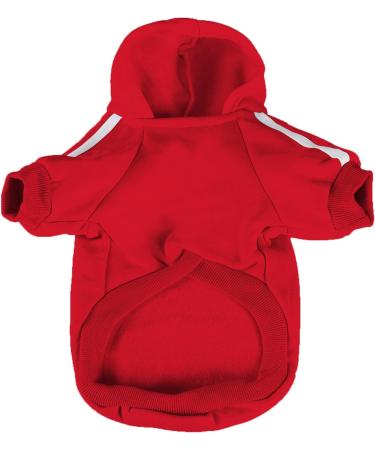 Ducomi Warm & Soft Dog Sweater with Hood - All Sizes & Breeds - Red - Perfect for Pets & Puppies - Buy Online on GoSupps.com