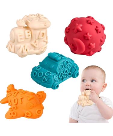 Squeezing Sensory Ball Toy - Multi-Sensory Balls for Kids | Fine Motor Skills Gift & Structured Hand-Catching Ball - Buy Online on GoSupps.com