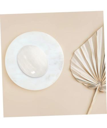 FRCOLOR Palm Stone Oval Gemstone | Natural Pocket Decor for Kids & Office Supplies | Chic Jade Mini Toy 7x5x5CM - Buy Online on GoSupps.com