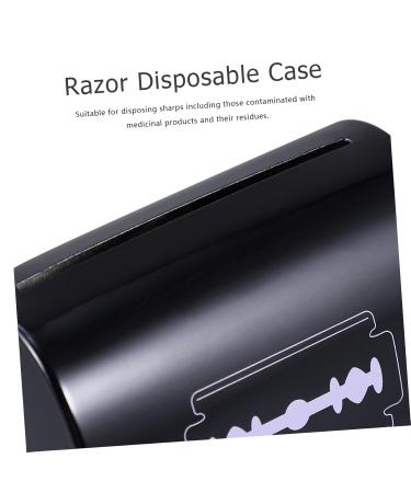 FRCOLOR 8-Piece Blade Storage Box | Square Trash Can for Waste Disposal | Razor Organizer & One-Way Iron Disposal Container | International Shipping Available - Buy Online on GoSupps.com
