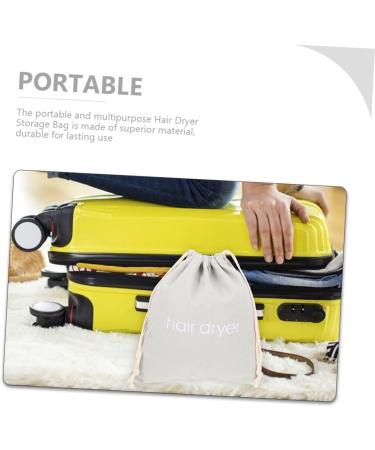 BELLIFFY 2pcs Hair Dryer Storage Bag Blowdryer Drawstring Packing Bag Anti-scratch Bags Storage Bags Fabric - Buy Online on GoSupps.com