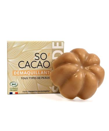 So'Cacao Bio Solid Makeup Remover - Cocoa Butter - 45 g - Propos'Nature