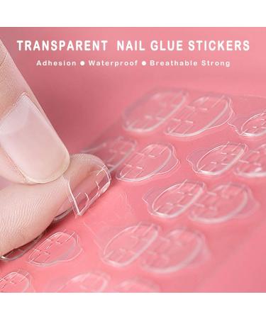 600 PCS Double Sided Nail Adhesive Tabs - Transparent Fake Nail Glue Stickers - Manicure Supplies (25 Sheets) - Buy Online on GoSupps.com