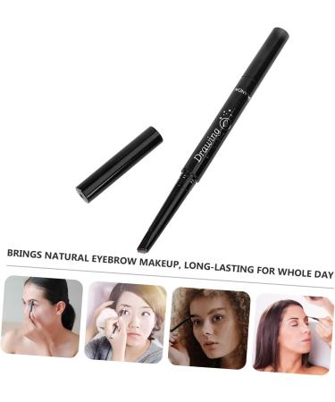 FOYTOKI 3pcs Eyebrow Pencil Brush Rotate Eyebrow Pencils Double Head Eyebrow Pencil Chocolate - Buy Online on GoSupps.com