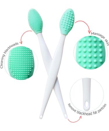 Acne Needle Silicone Nose Clean Brush Exfoliating Pore Beauty Facial Brush Skin Care Tool Massager Remove Acne Blackheads Deep Clean (Color : Peach) - Buy Online on GoSupps.com