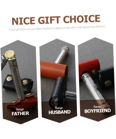 Minkissy 9-Part Razor Set for Men - Safety Razor Case & Hair Face Grooming Kit for Teens & Young Adults - Buy Online on GoSupps.com