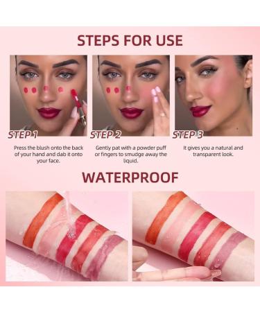 Xcreando Blush Makeup Soft Cream Blush for Cheeks Matte Blush Stick for Cheek Eye Lip Skin Tint Dewy Finish Weightless Natural-Looking (#1 morning rose) - Buy Online on GoSupps.com