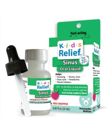 Kids Relief Allergy and Sinus Bundle Oral Liquid Formulas with Dropper for Chidren 0 to 12 Years Old 0.85 fl oz Each - Buy Online on GoSupps.com