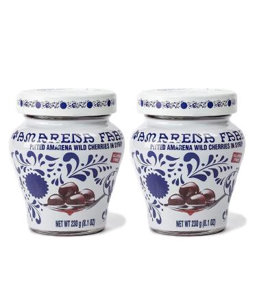 Fabbri Amarena Cherries In Syrup, 8.1 Ounce (Pack of 2) - Buy Online on GoSupps.com