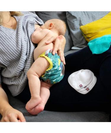 Close Pop-in Premium Bamboo Newborn Cloth Nappy - Soft & Absorbent Reusable - Bear Print - Aplix Fastener - Buy Online on GoSupps.com