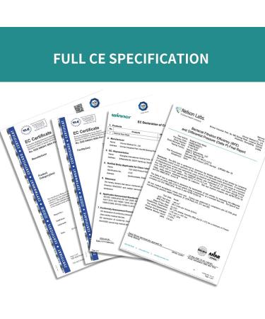 Winner Medical 3 Ply Individually Wrapped Face Masks - 30 Pcs/Box - Type IIR Surgical Face Mask with Ear Loop - Buy Online on GoSupps.com