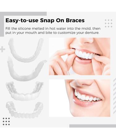 Anjetan Teeth Whitening Trays - Custom Fit Thin Moldable Mouth Trays for Perfect Tooth Whitening - Buy Online on GoSupps.com