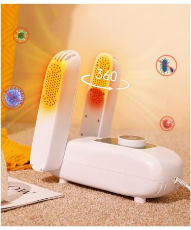 Electric Shoe Heat Dryer Folding Adjustable Purple Light Shoe Warmer Shoe Boot Dryer Footwear Dryers Machine Touch Switch 3 Gears Time Setting Quick Drying For Shoes-Timing Adjustable (Timing Adjusta - Buy Online on GoSupps.com