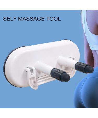 Double-Head Trigger Point Massage Tab | Wall-Mounted Self-Massage Device | Versatile & Durable ABS Material - Buy Online on GoSupps.com