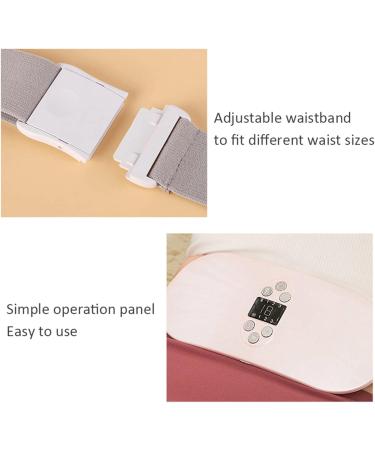 Heated Uterus Belt for Menstruation Relief Electric Heating & Massage Device for Stomach & Waist Comfort - Buy Online on GoSupps.com
