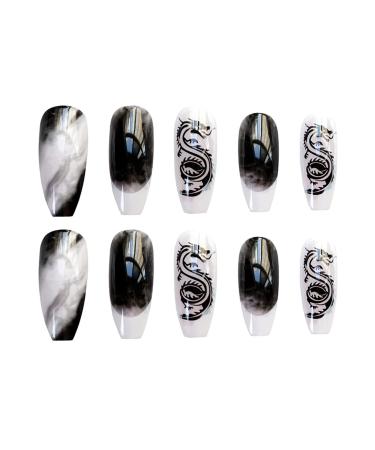 Chtom Ni a 498-Halo Dinner Dinner Dragon with a Nail Sticker 1 Nail Sticker 24
