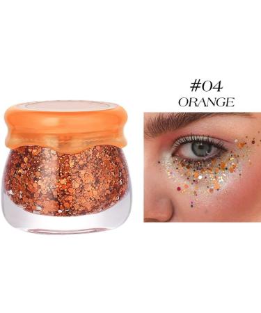 Rtppyakk Eye Glitter Eyeshadow Nail Body Face Glitter Gel Long Lasting Sparkling Sequins Festival Shinny Decoration Party 4 - Buy Online on GoSupps.com