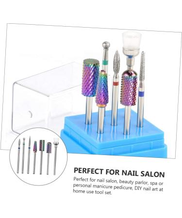 POPETPOP 1 Nail Drill Set Nail Polisher Bit Cuticle Drill Bit Nail Art Supplies Nail Grinding Tools Electric Nail File Nail File Electric Acrylic Nail Bit Tungsten Steel Hard Polishing File 5.1x0.7cm As Shown - Buy Online on GoSupps.com