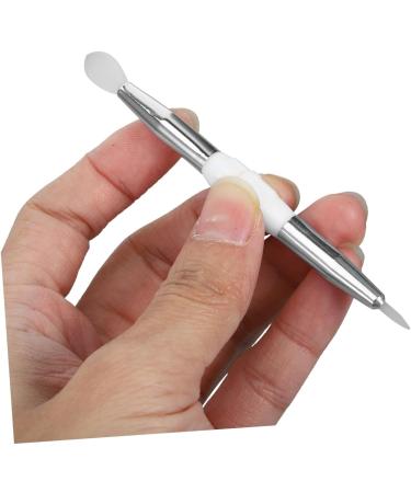 Didiseaon 12 Pcs Double-ended Silicone Liner Silicone Brush Eyeshadow Lip Scrub Brush Lidded Lip Silicone Makeup Applicator Lip Wands Reusable Lip Multi-use Lip Eye Shadows 12.00X1.00X1.00CMx3pcs Whitex3pcs - Buy Online on GoSupps.com