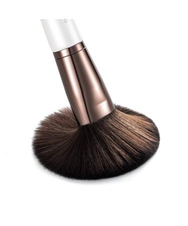 SIXPLUS Travel Makeup Brush Set - 11 Professional Pearly White Brushes with Case | Best Gift for Women Girlfriend & Mom - Foundation Powder Concealer & Eyeshadow - Buy Online on GoSupps.com