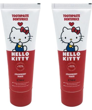 Buy Hello Kitty Strawberry Children's Toothpaste 2-Pack (2x50 ml) | Whitening & Fun Flavor for Kids - Buy Online on GoSupps.com