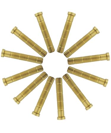 Field Point The Bolts are Copper Bolts Knurled Outer Diameter Suitable with for.244 Carbon Arrow (1 Dozen 12PACK), Used for Arrow Rod Archery Accessories Brass Bolt-S 100 Grains