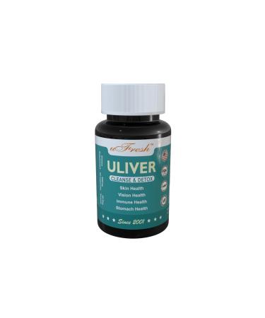 ULiver Cleanse & Detox Capsules, 60 Count, Supports Stomach, Vision, Skin and Immune Health Dietary Supplements 1