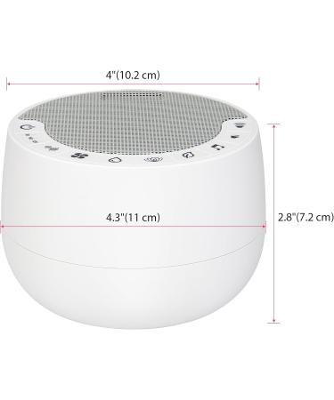 Bigmonat White Noise Sleep Aid with Remote Control | 70 Soothing Sounds & AC Adapter | Memory & Timer Functions for Insomnia Relief - Buy Online on GoSupps.com