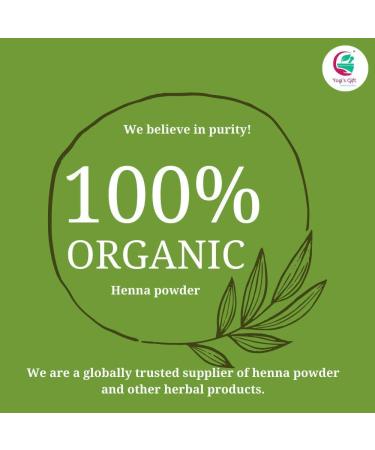 Yogi s Gift Organic Henna Powder | 100% Natural Henna hair dye | Lawsonia Inermis | 100 gm (3.5 Oz) | No artificial coloring Henna 100g - Buy Online on GoSupps.com