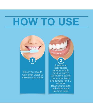 Oral Cleansing Mousse Toothpaste - Gentle Cleaning Stain/Tartar Removal Long-Lasting Fresh Breath Reduces Smoking Urge(2PCS) - Buy Online on GoSupps.com