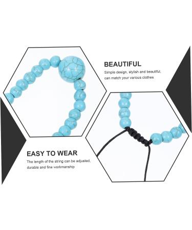 Healifty 4pcs Anti Motion Sickness Bracelet Set - Adjustable Nausea Wrist Bands for Travel - OBX Jewelry Bead Bracelets - Buy Online on GoSupps.com